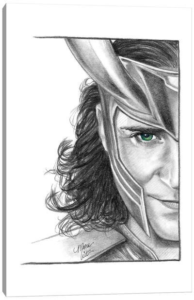 God Of Mischief Canvas Art Print - Loki