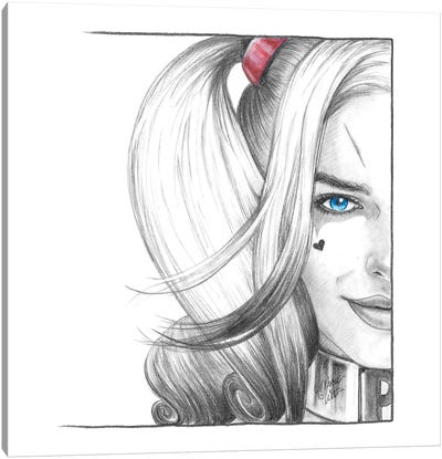 Harley Quinn Canvas Art Print - Marta Wit