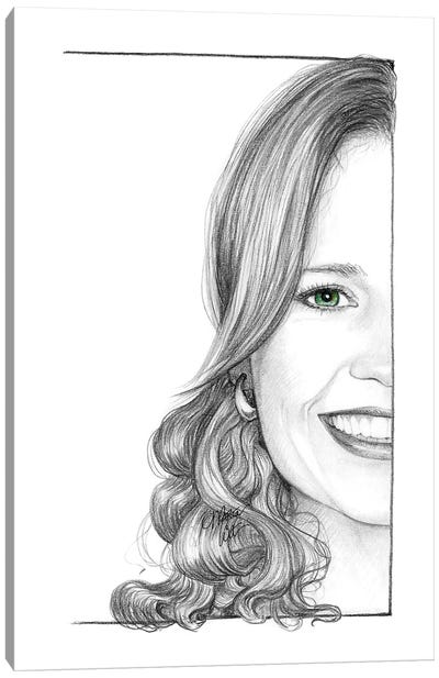 Pam Beesly Canvas Art Print - The Office