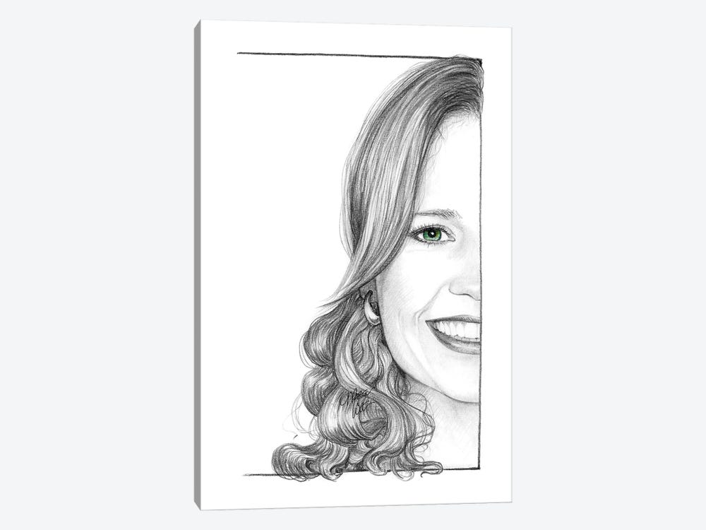 Pam Beesly by Marta Wit 1-piece Canvas Artwork