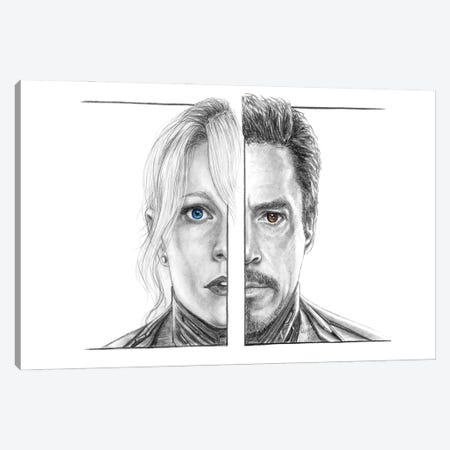 Pepper And Tony Canvas Print #WTM82} by Marta Wit Canvas Art