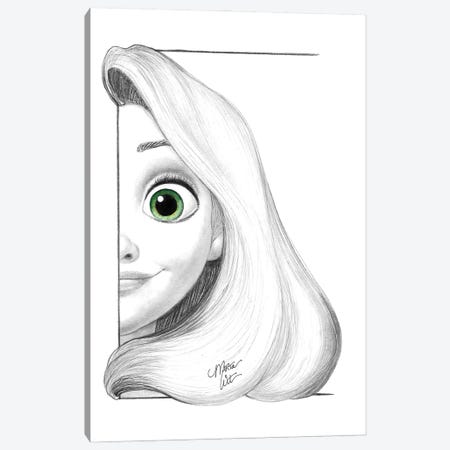 Rapunzel Canvas Print #WTM86} by Marta Wit Canvas Print