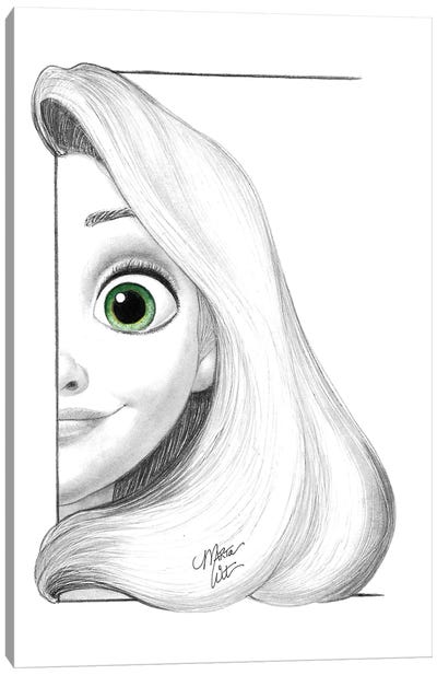 Rapunzel Canvas Art Print - Other Animated & Comic Strip Characters