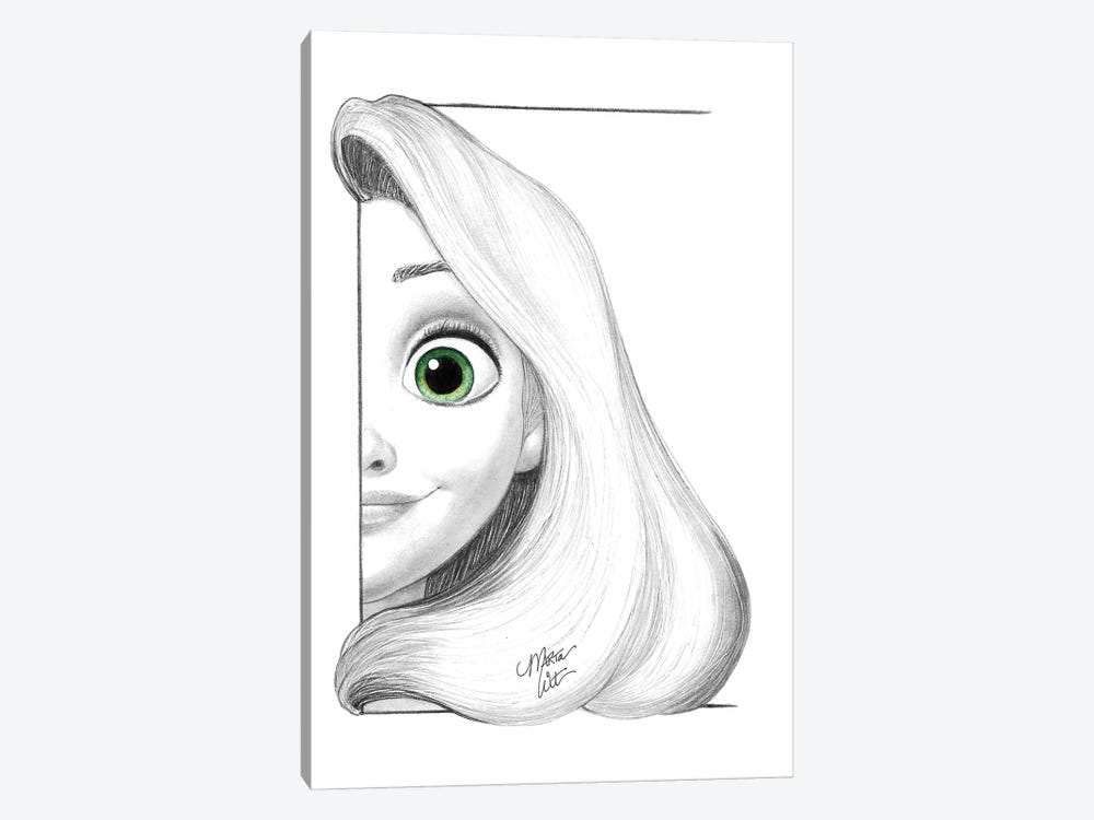 Rapunzel by Marta Wit 1-piece Art Print