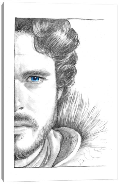 Robb Stark Canvas Art Print - Game of Thrones