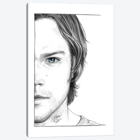 Sam Winchester Canvas Print #WTM94} by Marta Wit Canvas Wall Art