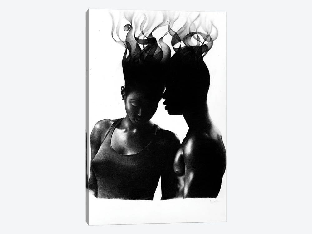 Twin Flame by William Toliver 1-piece Canvas Print