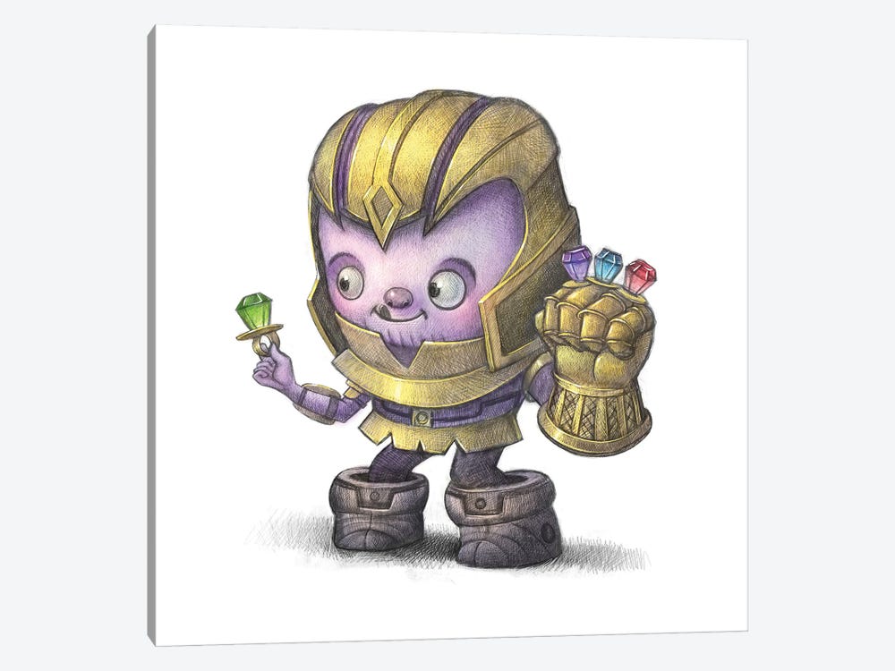 Baby Thanos by Will Terry 1-piece Canvas Art Print