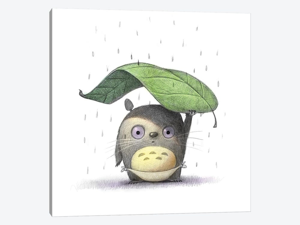 Baby Totoro by Will Terry 1-piece Art Print