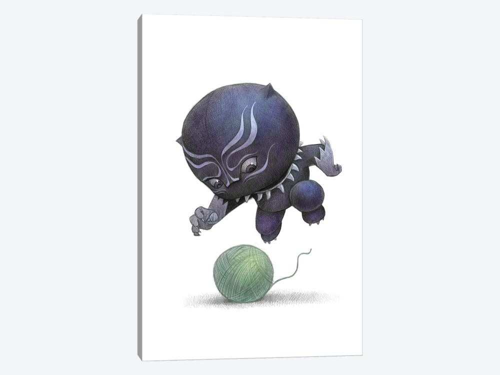 Baby Black Panther by Will Terry 1-piece Canvas Artwork