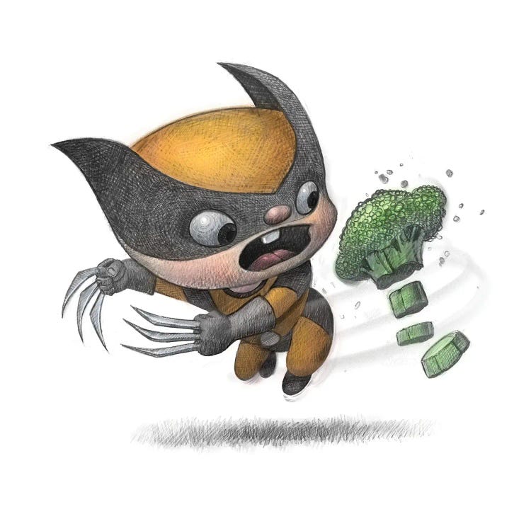 Baby Wolverine by Will Terry wall art