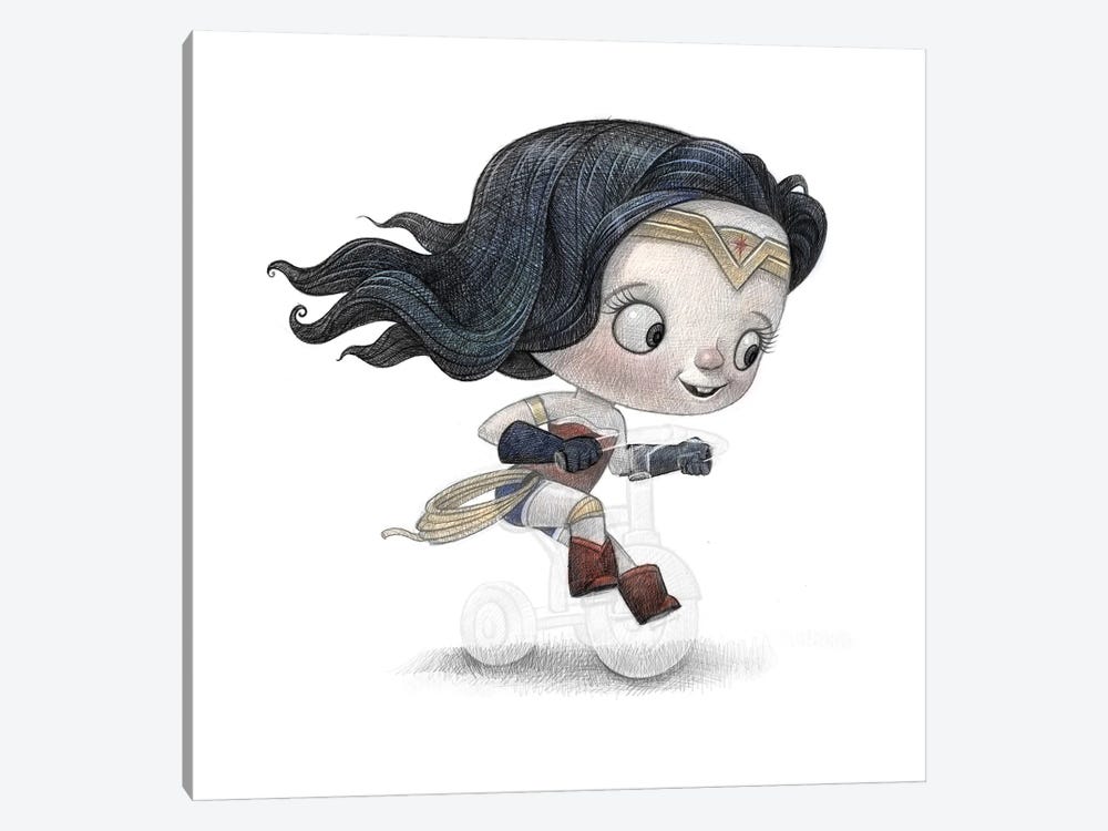 Baby Wonder Woman by Will Terry 1-piece Canvas Art Print