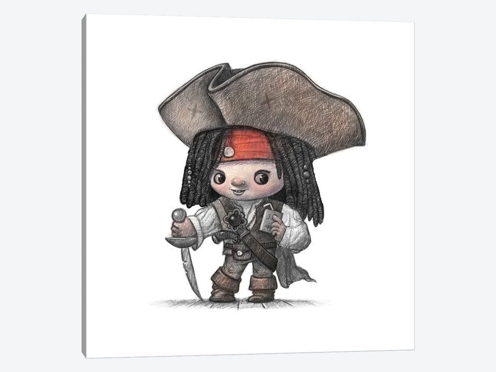 Baby Cap'n Jack by Will Terry 1-piece Art Print