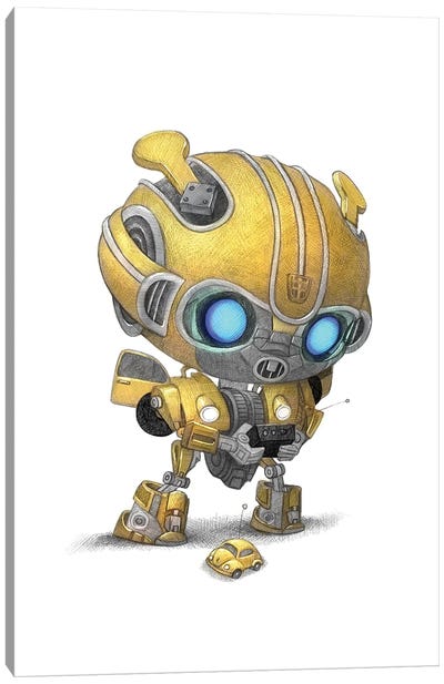 Baby BumbleBee Canvas Art Print - Will Terry