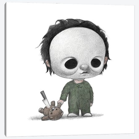 Michael Myers Canvas Print #WTY150} by Will Terry Canvas Art Print