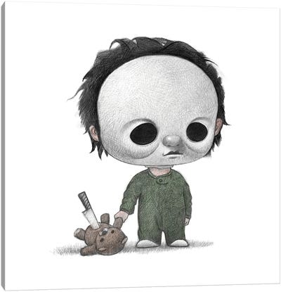 Michael Myers Canvas Art Print - Will Terry
