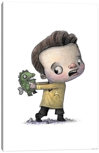 Baby Captain Canvas Art Print - Will Terry