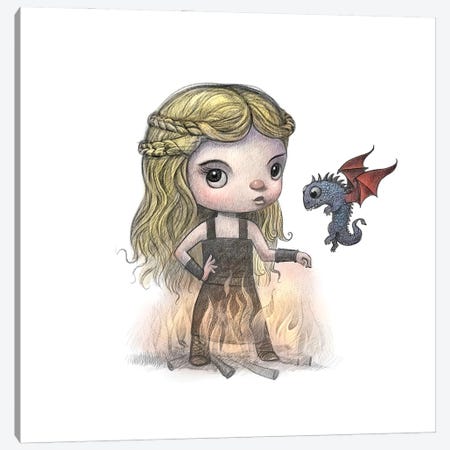 Baby Daenerys Canvas Print #WTY22} by Will Terry Canvas Artwork