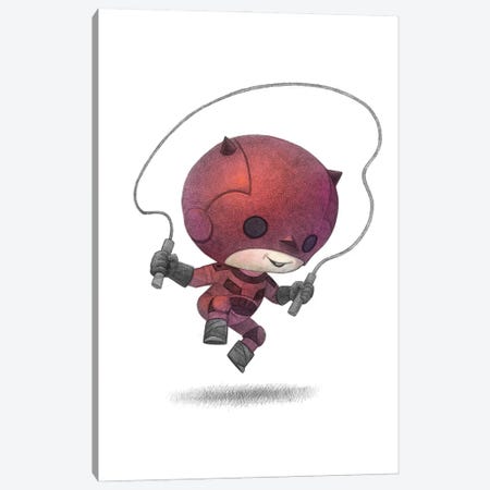 Baby DareDevil Canvas Print #WTY23} by Will Terry Canvas Wall Art