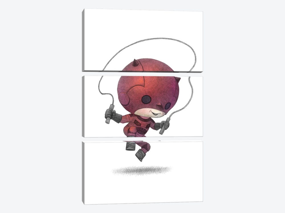 Baby DareDevil by Will Terry 3-piece Canvas Artwork