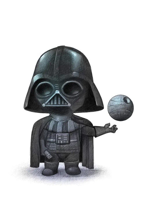 Baby Darth by Will Terry wall art