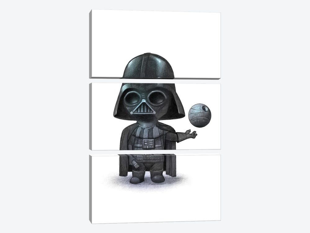 Baby Darth by Will Terry 3-piece Canvas Art Print