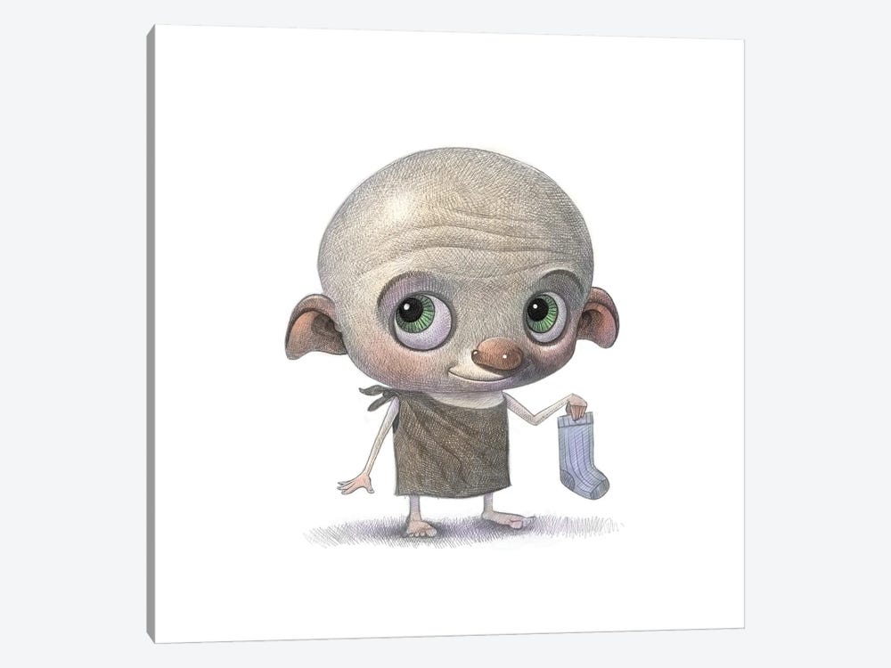 Baby Dobby by Will Terry 1-piece Canvas Print