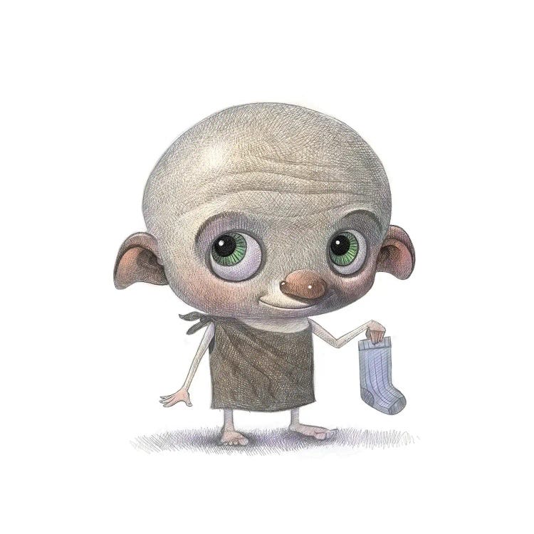 Baby Dobby by Will Terry wall art