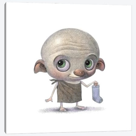 Baby Dobby Canvas Print #WTY26} by Will Terry Canvas Art Print