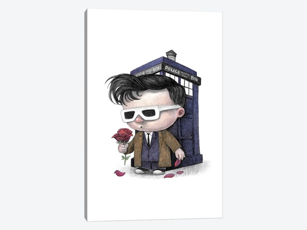 Baby Doctor Who 10 by Will Terry 1-piece Canvas Print