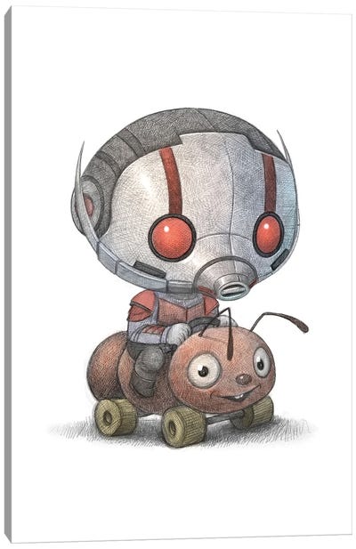 Baby Ant Man Canvas Art Print - Will Terry