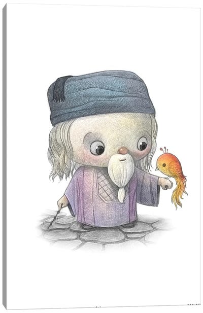 Baby Dumbledore Canvas Art Print - Wizards