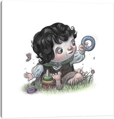 Baby Frodo Canvas Art Print - The Lord Of The Rings
