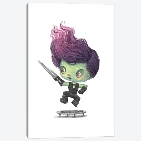 Baby Gamora Canvas Print #WTY37} by Will Terry Canvas Wall Art