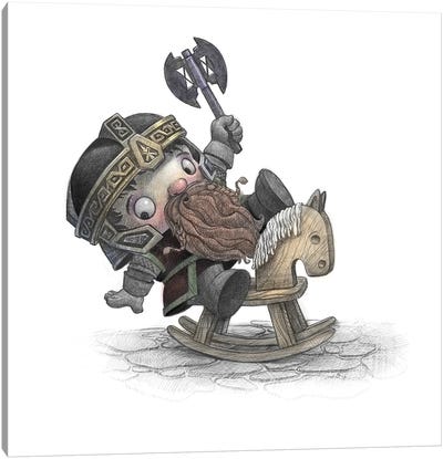 Baby Gimli Canvas Art Print - The Lord Of The Rings