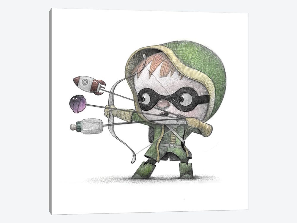 Baby Green Arrow by Will Terry 1-piece Canvas Art