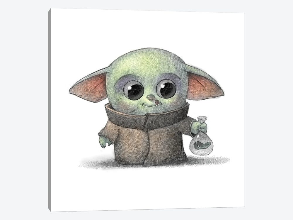 Baby Grogu by Will Terry 1-piece Canvas Print
