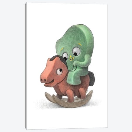 Baby Gumby And Pokey Canvas Print #WTY44} by Will Terry Canvas Print