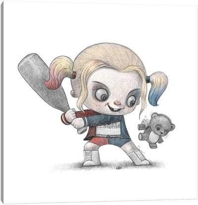 Baby Harley Quinn Canvas Art Print - Harley Quinn