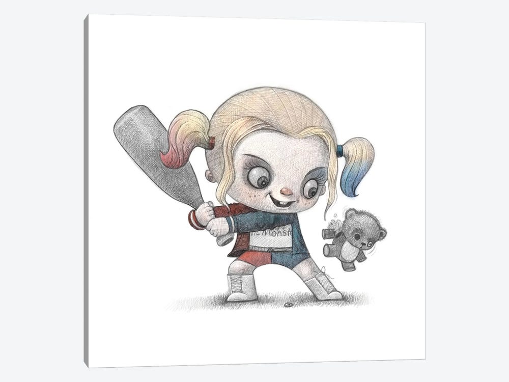 Baby Harley Quinn by Will Terry 1-piece Canvas Print