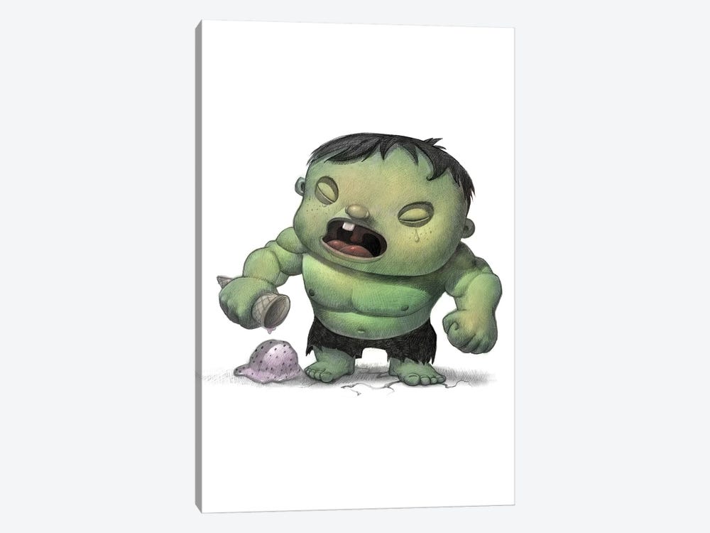 Baby Hulk by Will Terry 1-piece Canvas Print