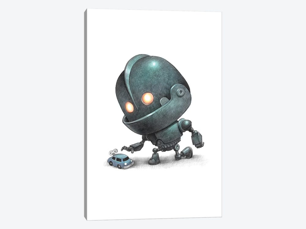 Baby Iron Robot 1-piece Art Print