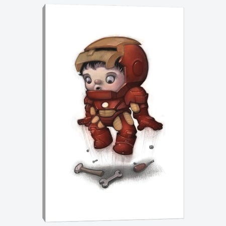Baby Ironman Canvas Print #WTY56} by Will Terry Canvas Wall Art