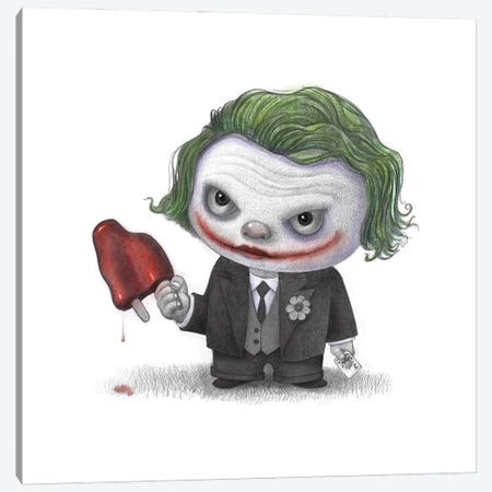 Baby Joker Canvas Print #WTY58} by Will Terry Canvas Print