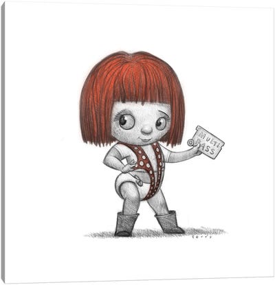 Baby Leelou Canvas Art Print - The Fifth Element