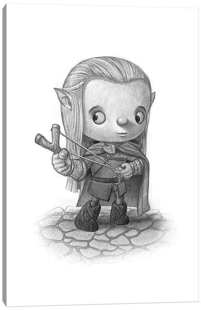 Baby Legolas Canvas Art Print - The Lord Of The Rings