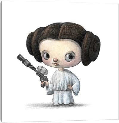 Baby Leia Canvas Art Print - Princess Leia