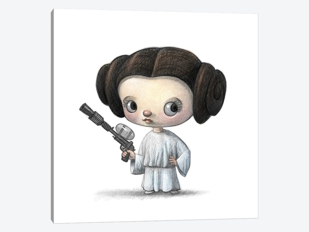 Baby Leia by Will Terry 1-piece Canvas Wall Art