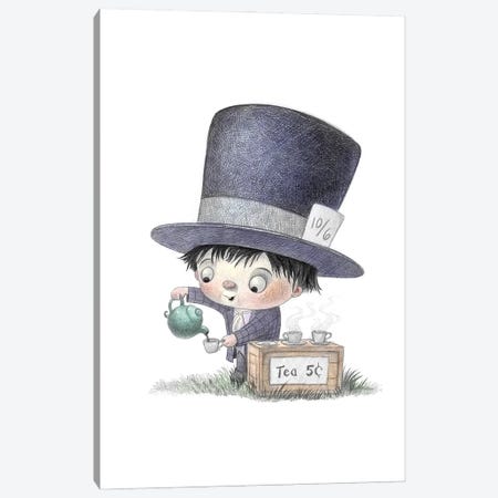Baby Mad Hatter Canvas Print #WTY67} by Will Terry Canvas Art Print