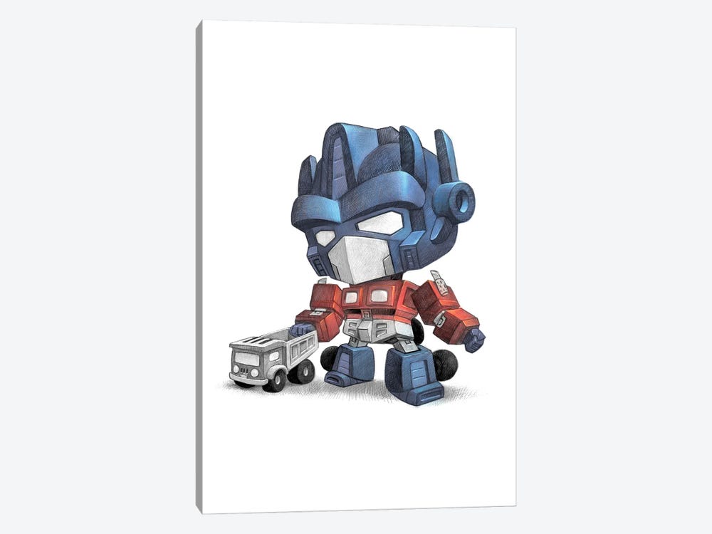 Baby Optimus Prime by Will Terry 1-piece Canvas Art